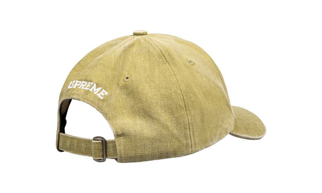 Supreme Pigment Canvas S Logo 6-Panel "Olive" SU23137