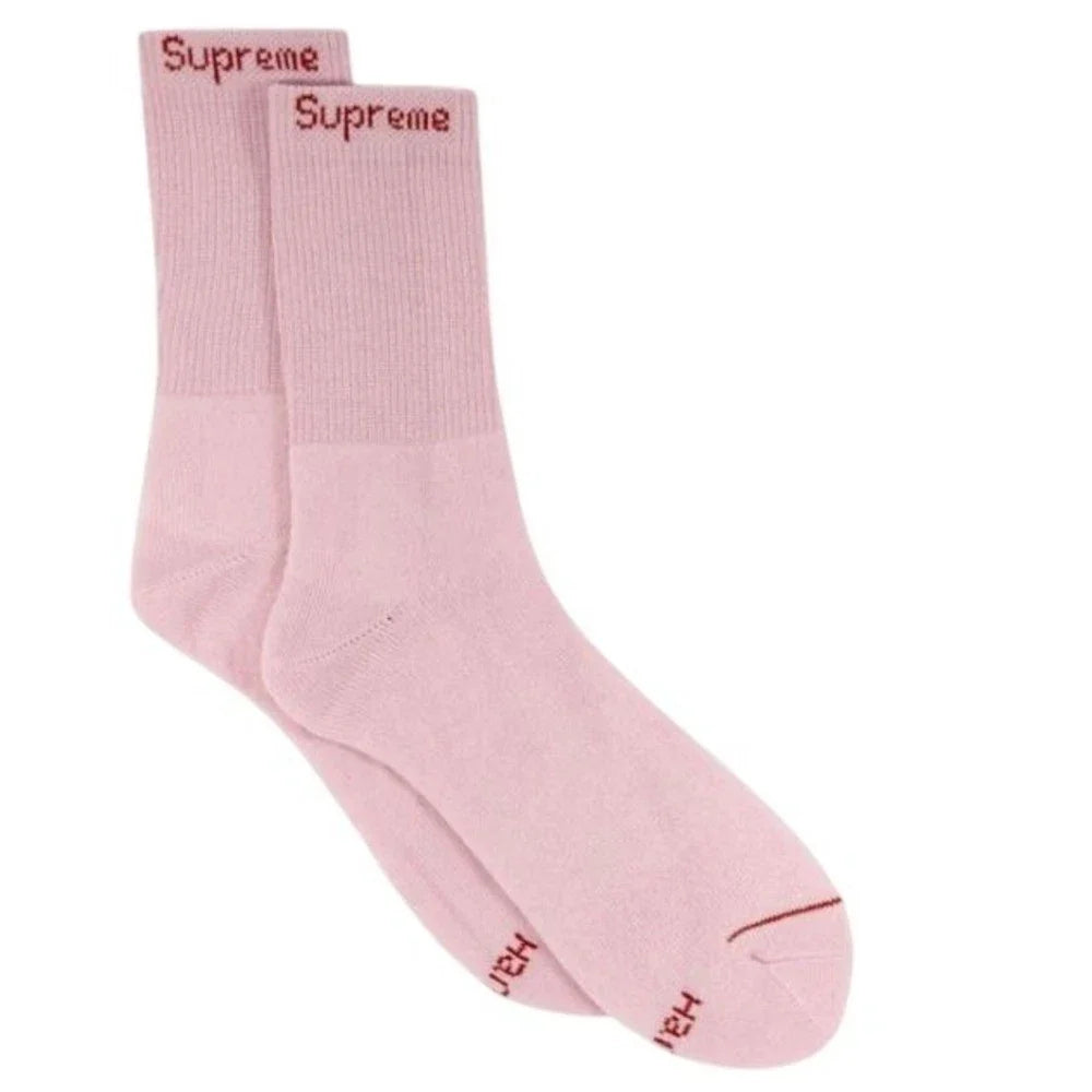 Supreme Socks Pink (Single Pair)