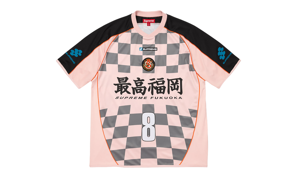 Checkerboard Soccer Jersey "SS26 - Light Pink" SU27981