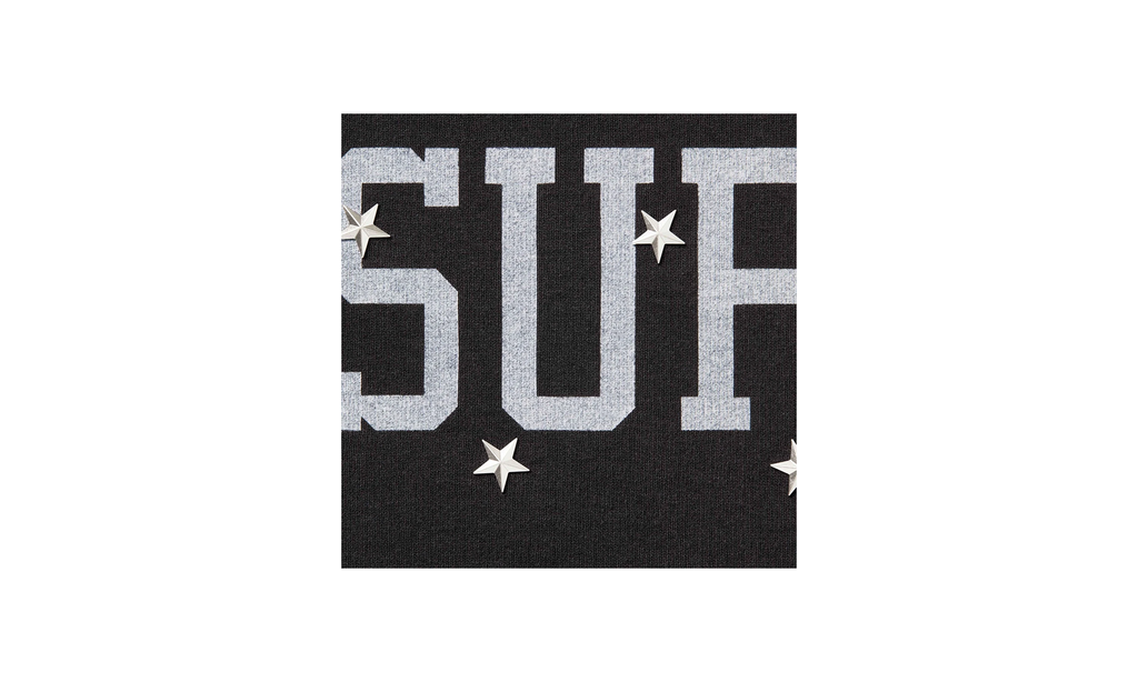 Stars Studded Hooded Sweatshirt "FW25 - Black" SU26908