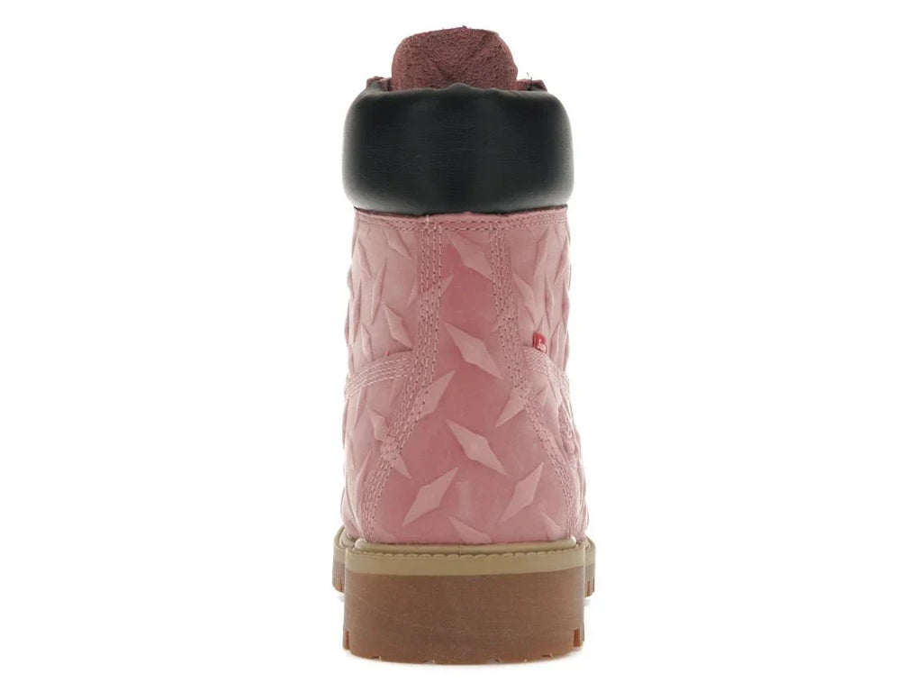 Timberland 6" Premium Waterproof Boot Supreme Diamond Plate Pink