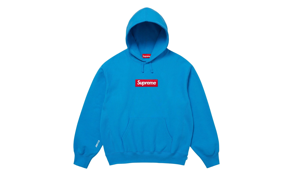 Box Logo Hooded Sweatshirt "FW25 - Cyan" SU26728