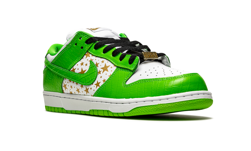 SB Dunk Low "Supreme - Stars - Mean Green" DH3228 101