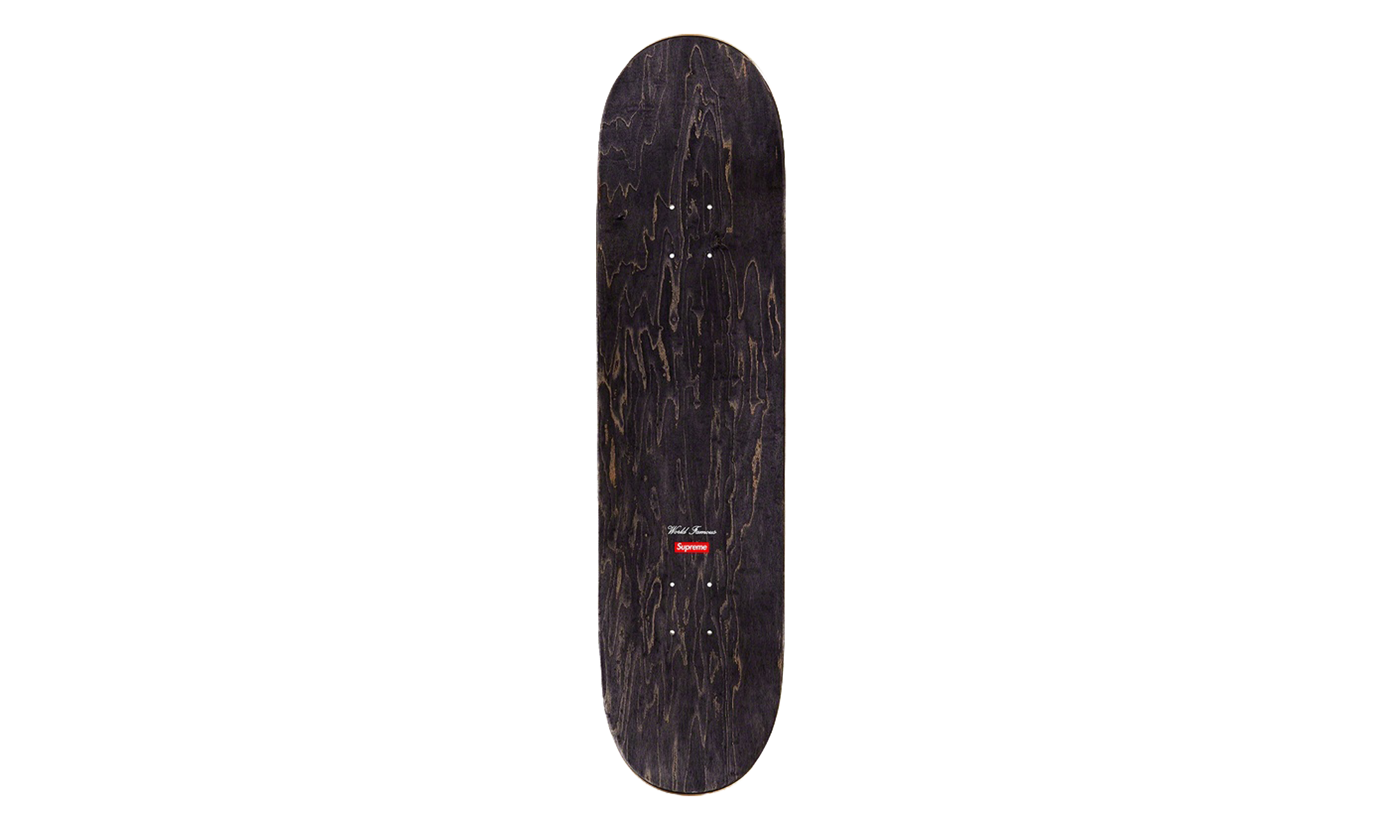 Airbrushed Floral Skateboard "SS19 - Black" SU28114