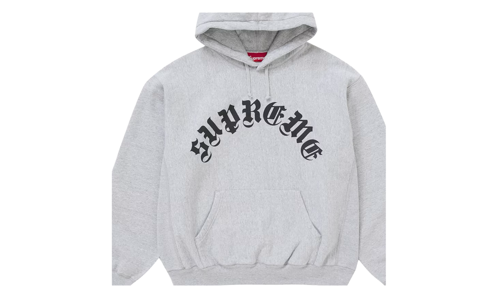 Printed Arc Hooded Sweatshirt "Heather Grey" SU26904