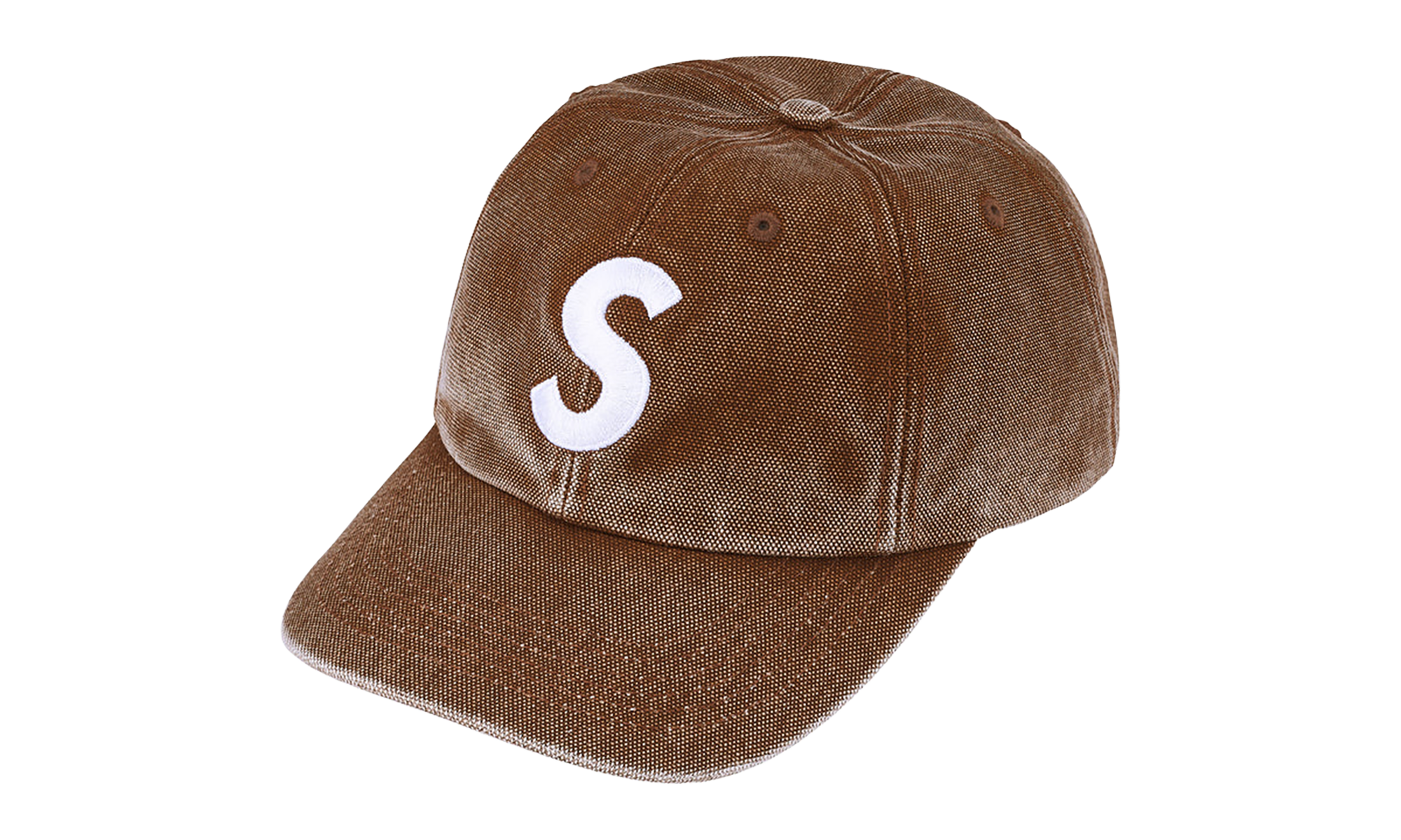 Pigment Coated S Logo 6-Panel "SS26 - Brown" SU27303