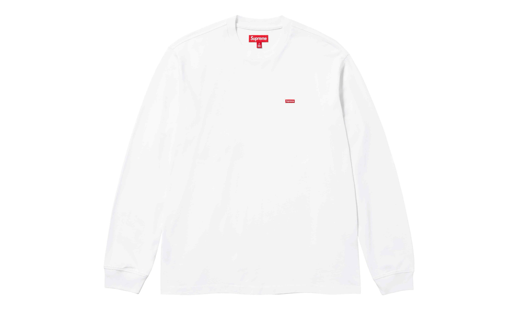 Small Box L/S Tee "SS24 - White" SU26884