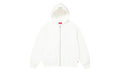 S Logo Zip Up Hooded Sweatshirt "FW25 - White" SU26301